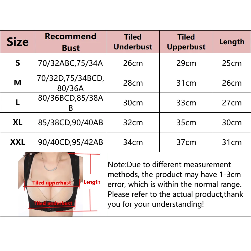 Invisible Body Shaper Corset Women Chest Posture Corrector Belt Back Shoulder Support Brace Posture Correction for Health