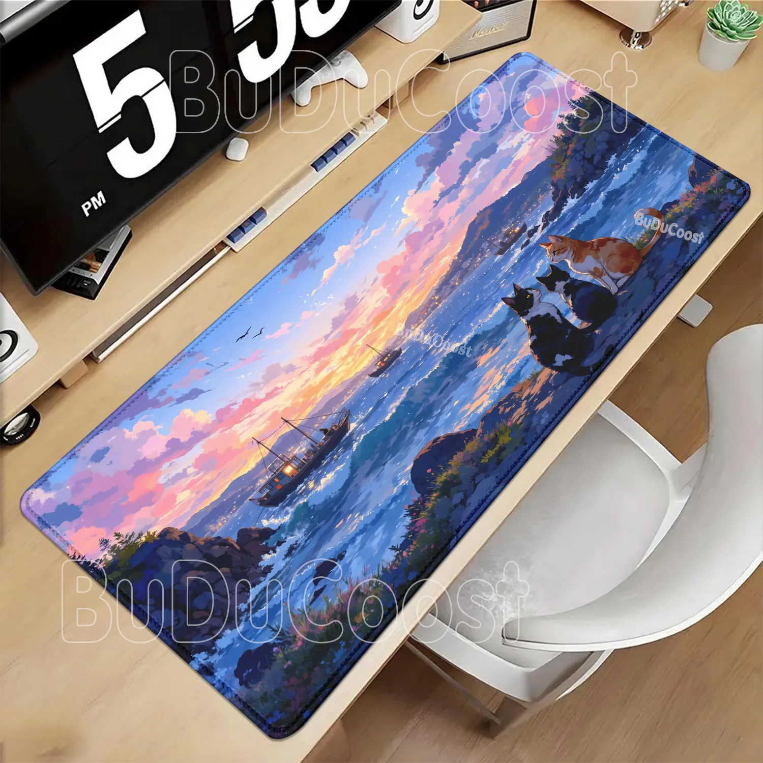 Scenery Rubber Large Landscape Mouse Pad Gaming Non-Slip Art Computer Mousepad Offices Accessories Keyboard HD Printing Desk Mat