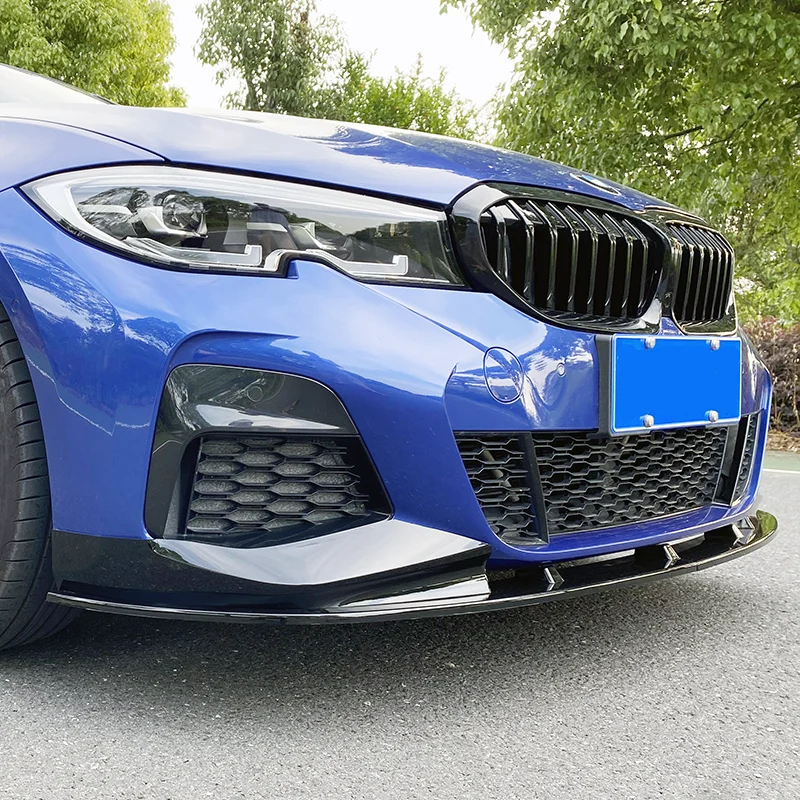 2019 To 2022 For BMW 3 Series G20 G28 320i 325i 330i 360i High Quality ABS Front Bumper Lip Diffuser Spoiler Splitter Cover