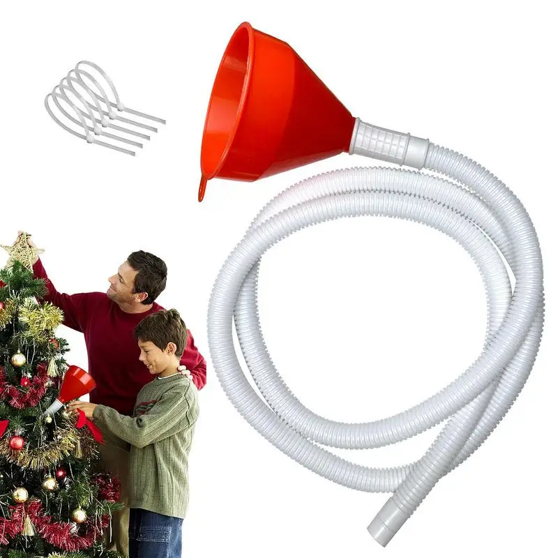 New Year Christmas Tree Watering Device 59 In Hose Watering Funnel Sturdy Long Funnel Waterer Christmas Tree Watering Spout