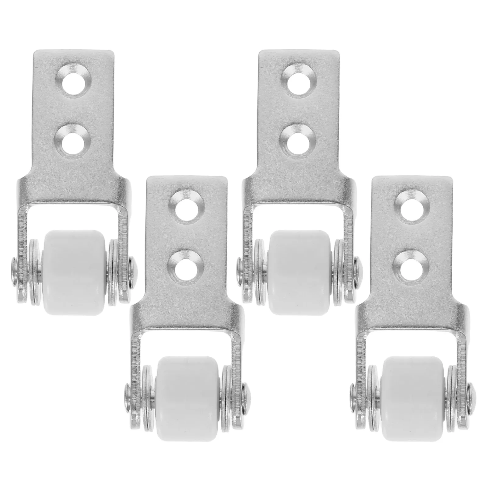 4Pcs Quiet Furniture Track Wheels Nylon Sliding Roller for Dining Tables Wardrobes Smooth Silent Guide for Sliding Doors