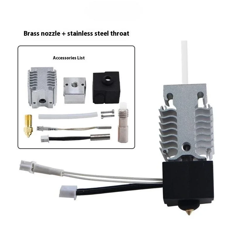 

Creative Ender 3 V3 SE Hotend Nozzle Kit Efficient Heating Cooling Dissipate Heat Stainless Steel Throat 3D Printer Accessories