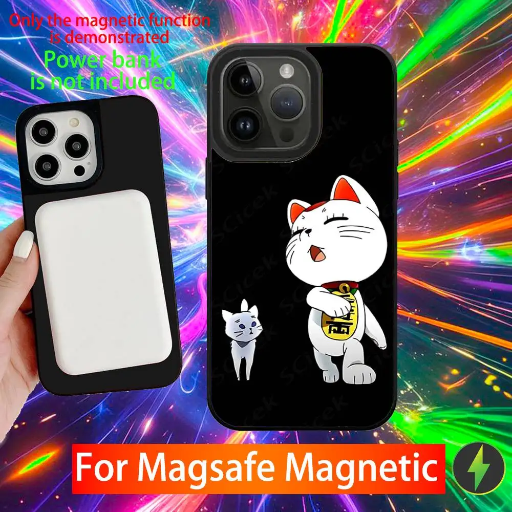 حافظة هاتف Turbo Granny لهاتف iPhone 16,15,14,13,12,11,Pro,Max,Plus,Mini,SE شحن لاسلكي مغناطيسي جديد Magsafe