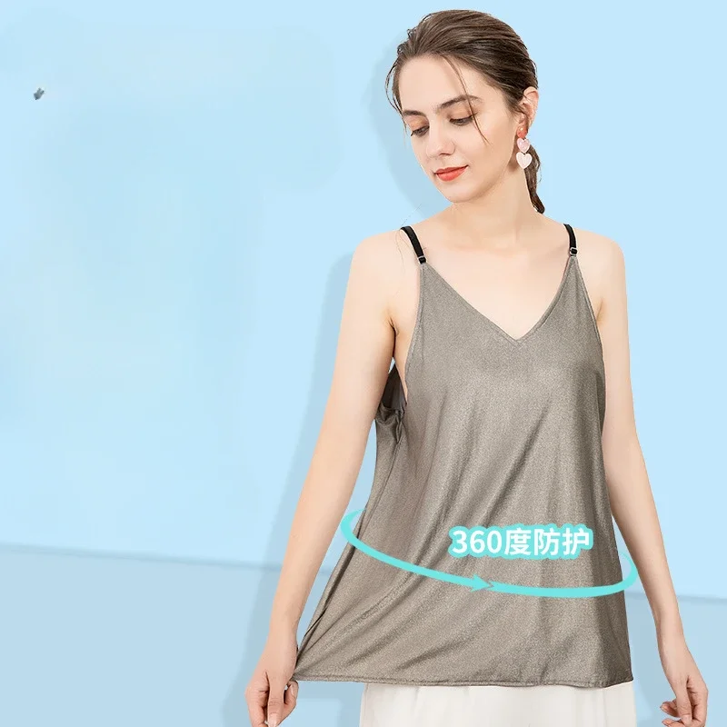 Radiation Protective Clothing Pregnant Women Wear Authentic Belly Pocket To Wear Invisible Radiation Clothing Halter Vest