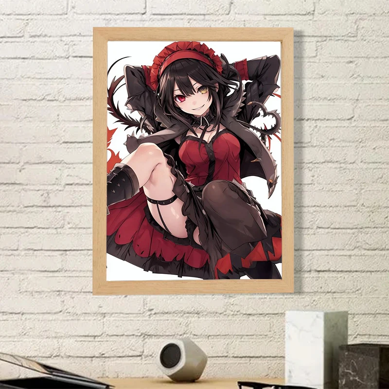 

Anime DATE A LIVE Interior Poster Painting Wall Posters Room Decor Art Mural Bedroom Decoration Decorative Paintings Home Canvas