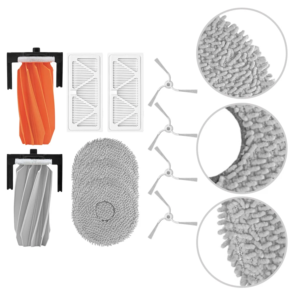 交換用メインブラシ-サイドブラシ-フィルターとモップクロスセット-dji-for-romo-s-for-romo-a-for-romo-p-と互換性あり