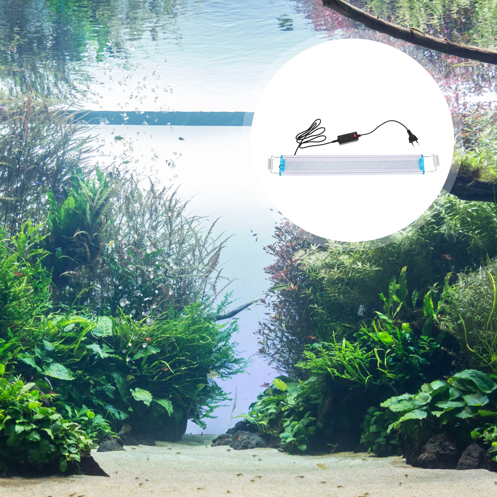 

Aquarium Lights for Fish Tank Creative LED Lamp Supply PVC Lighting Device Landscaping Accessory