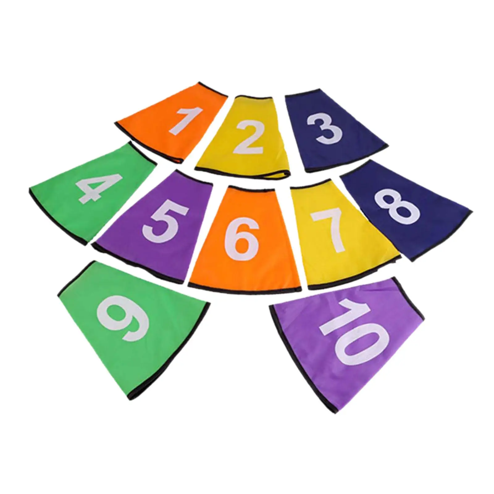 

Multicolor Numbered Cone Covers Polyester Training Sleeve Football Soccer for Sports Ground Outdoor Play
