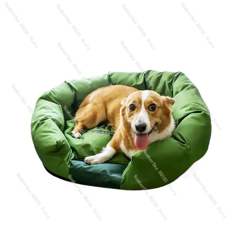Pet Home Summer Cooling Dog Bed Four Seasons Universal Small Breed Square Pet Nest Soft Sofa Style Puppy Mat Cozy Cat Sleeping