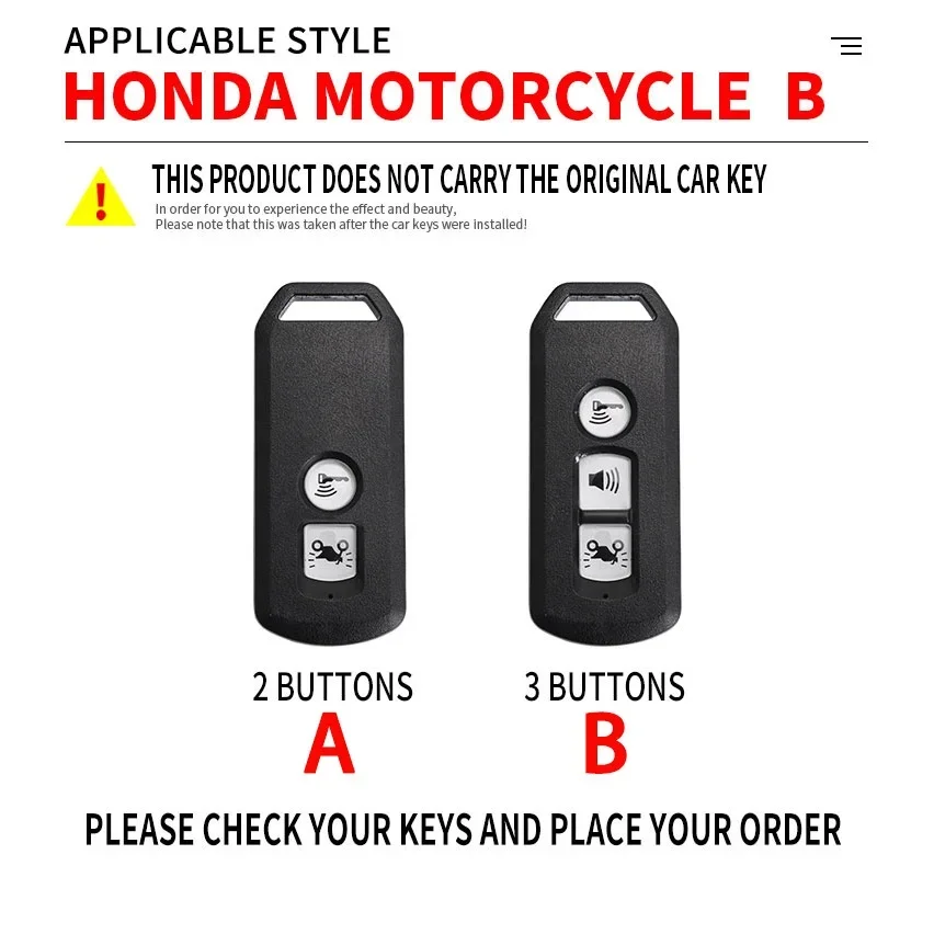 Remote Car Key Chain Cover Case Shell Protect For Honda SH Mode/SH 125-150/SH150(vn)/PCX150/ PCX/ADV/FORZA 300 /NS110R/Scooter