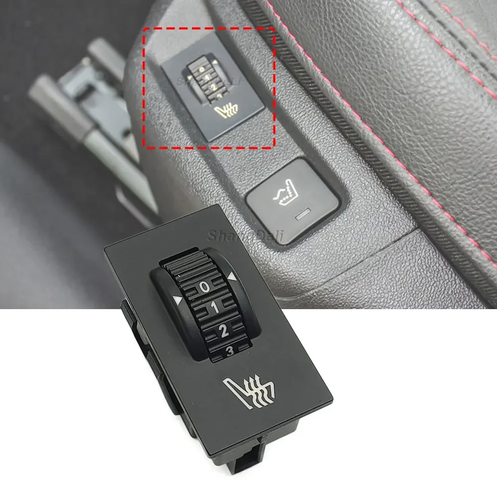 Car Seat Heated Switch Heating Control Button for Peugeot 207 308 407 508 607 807 RCZ for Citroen C5 Auto Accessories