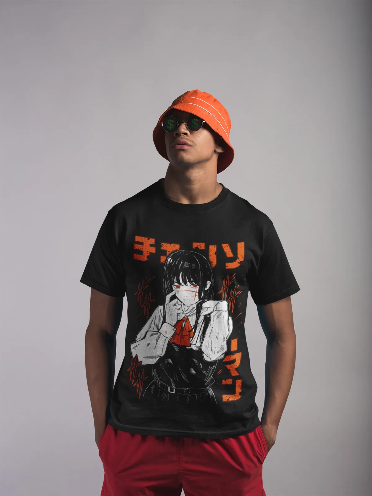 Makima Chainsaw Man T-Shirt Horror Anime Otaku Denji Gift Unisex Shirt All Size