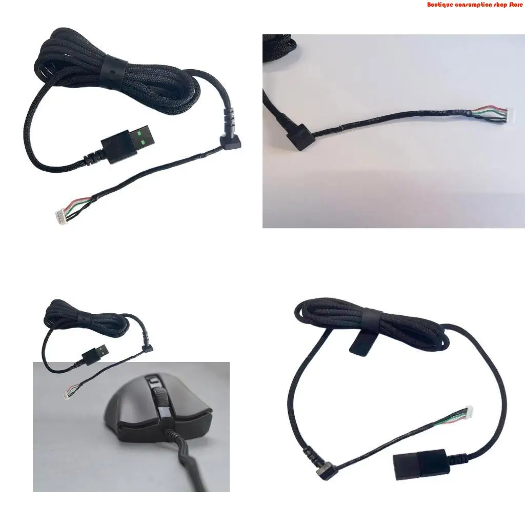 L9NA USB Mouse Charging Cable Replacement Repair Accessory for DeathadderV2 Mini Mous