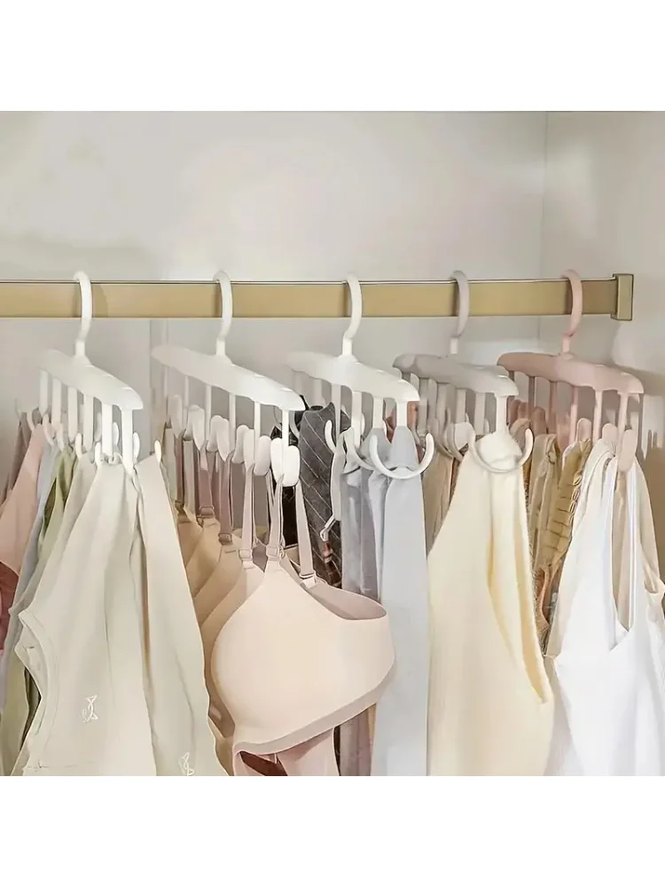 12-Hook Rotating Hanger – Space-Saving Closet Organizer for Ties, Belts, Underwear, Skirts | Portable Home & Dorm Storage