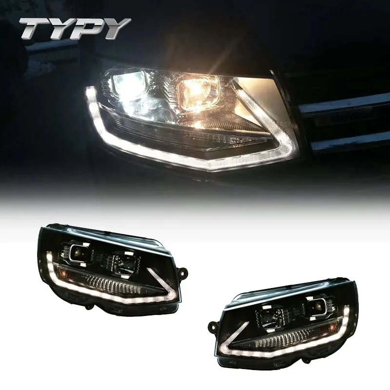 

Car Headlamp Headlights Modified LED DRL Head Lamp Head light For Volkswagen Transporter Caravelle Multivan T6 2016-Up