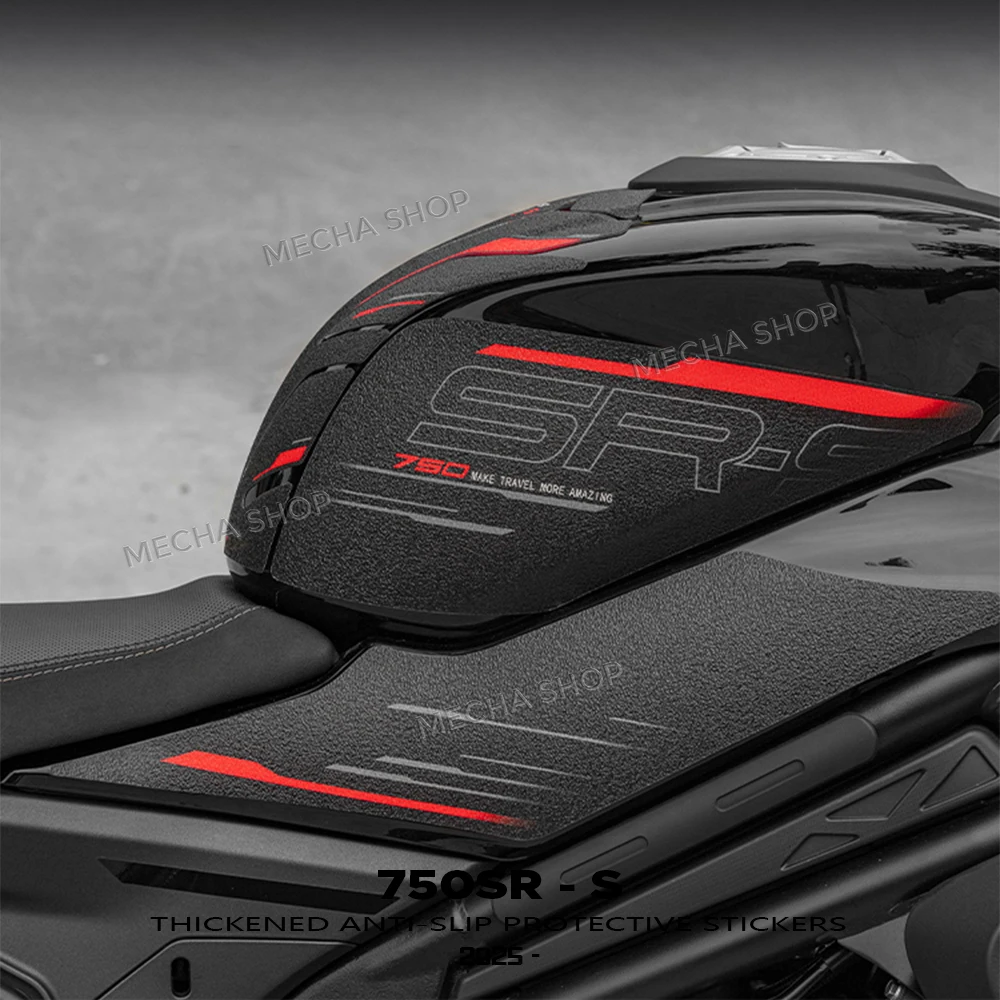 

Motorcycle Fuel Tank Pad Stickers Protector Anti Slip Decals Accessories For CFmoto 750SR-S 750SRS 2025-
