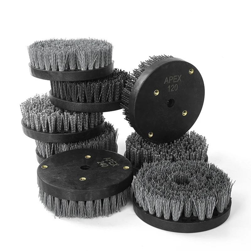 Escova antiga de diamante de 6 polegadas, 150mm, para polimento de granito e pedra de mármore, telhas cerâmicas, ferramentas de diamante para piso de concreto