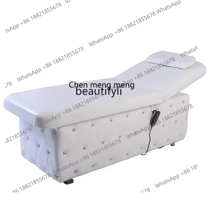 D178 Y Electric beauty bed Crystal buckle spa massage bed for foreign beauty salons