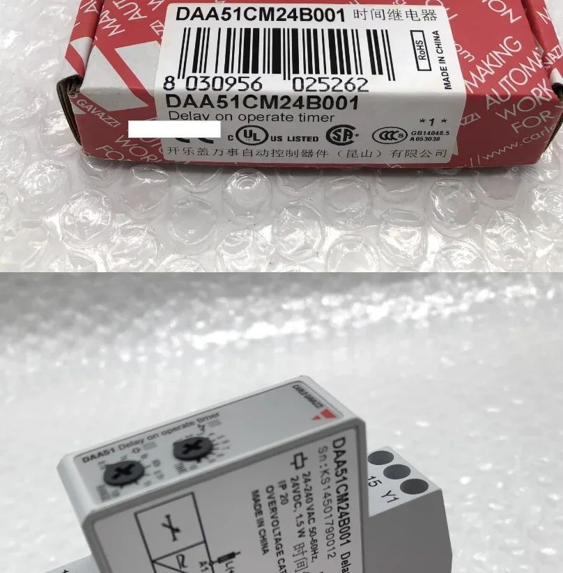 New Original Carlo phase sequence relay DAA51CW24 DAA51CM24 DAA51CM24B001