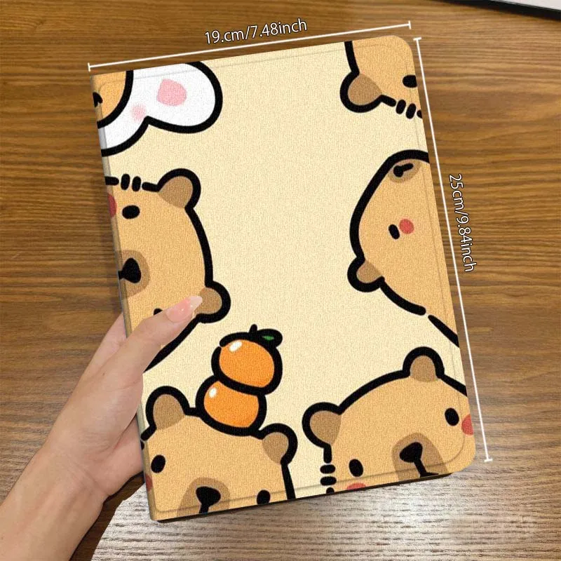 

Kapibara Cute Illustration For Xiaomi Redmi Pad 2 7 8 6 6S 5 4 SE Pro 8.8 11 8.7 11.2 12.4 Ultra Plus Max Tablet Case
