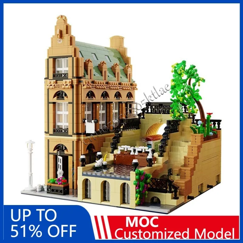 2692PCS MOC Modern City Industrial Building Canal Lock Build Model DIY Custom Puzzle Technology Creative Assembly Kids Toys Gift