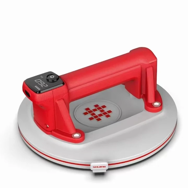 

220/260Kgs Digital Display Rough Surface Available Automatic Electric Suction Cup Gres Porcelain Tile Tilling Tools Sucker