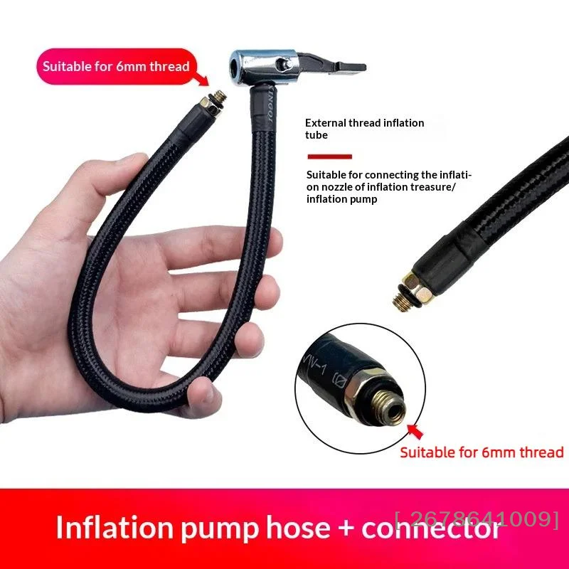 ⚑Car Tire Inflator Hose Inflatable Air Pump Extension Tube Adapter Twist Tyre Connection Locking Air Chuck