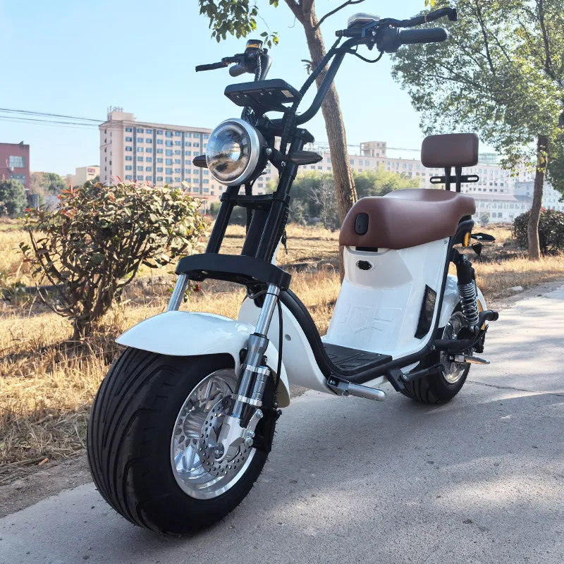 Electric scooter large wheel wide tire non-bicycle two-wheel battery adult pedal scooter