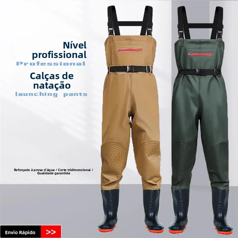 thickened-waterproof-overall-fishing-seafood-gathering-rain-boots-shoes-water-pants-rainwear-men-women-spring-summer-autumn