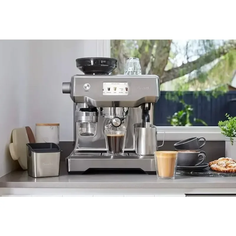 ماكينة إسبريسو تعمل باللمس Breville BES880BSS شحن سريع - ستانلس ستيل مصقول #1