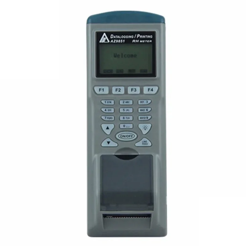 طابعة مسجل درجة الحرارة والرطوبة مع مسبار الصناعية الصف نقطة الندى ميزان الحرارة طابعة مسجل الخلفية screenAZ9851