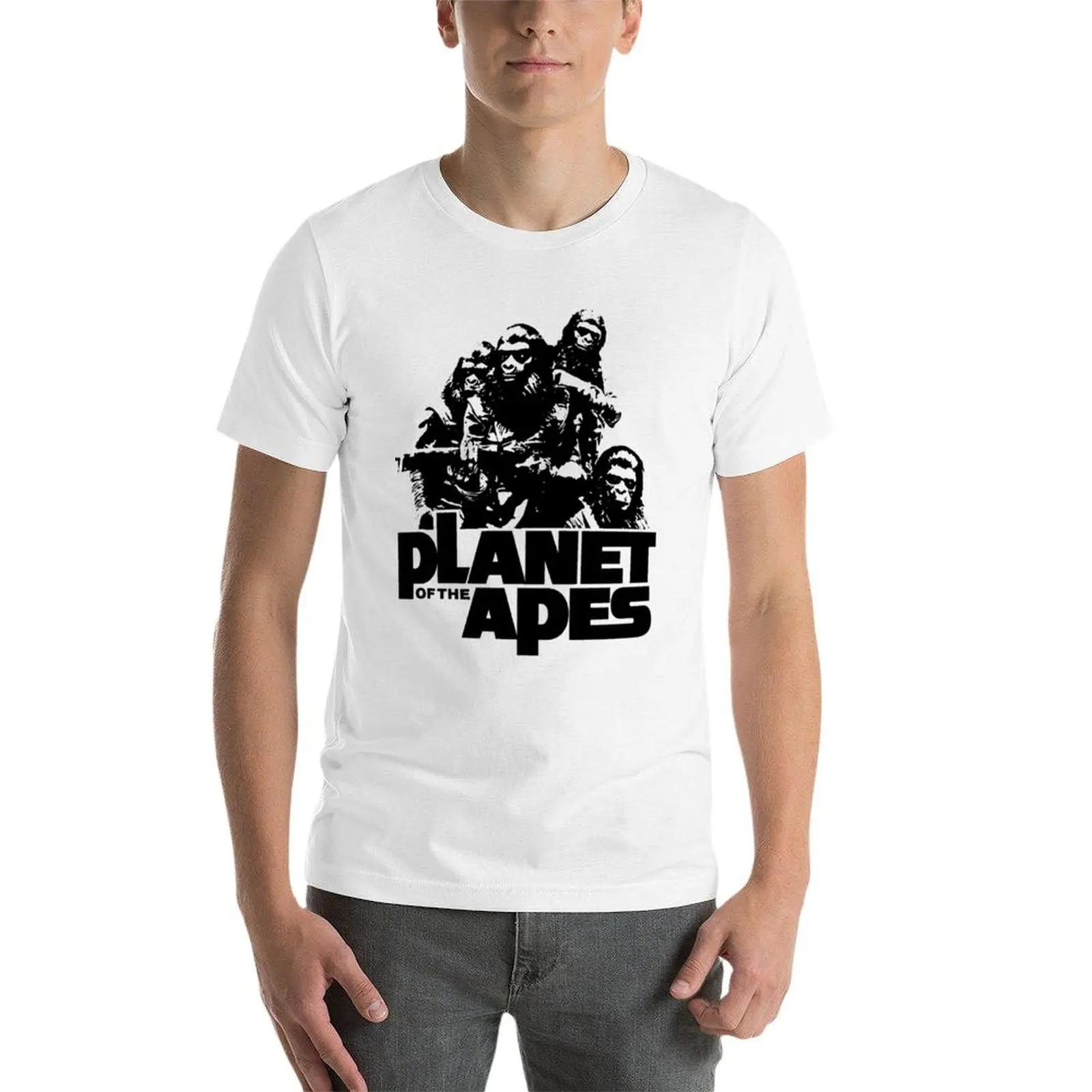 PLANET OF THE APES - Soldiers T-Shirt Basic Casual Short Sleeve Cotton Shirt - view 3