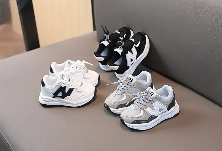 Boys and Girls Soft Sole Casual Sneakers Fashion Trend Running Shoes Basketball Shoes Children Flat Baby Toddler Outdoor Shoes