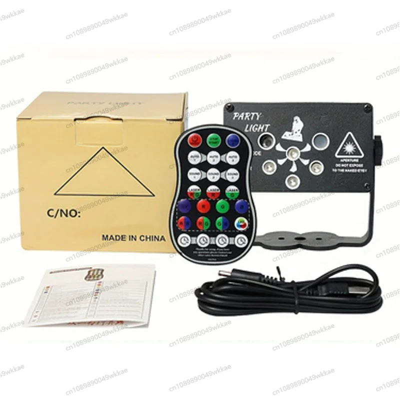 

Mini Christmas Starry Sky Projection Appliance, Led Voice-activated Bar Party Stage Atmosphere Artifact