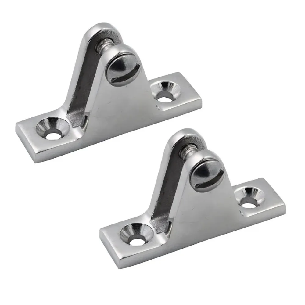Bisagra  montaje lateral Bimini  cubierta  acero inoxidable 316, 2 piezas, 60mm, pulido  espejo, Hardware  navegación