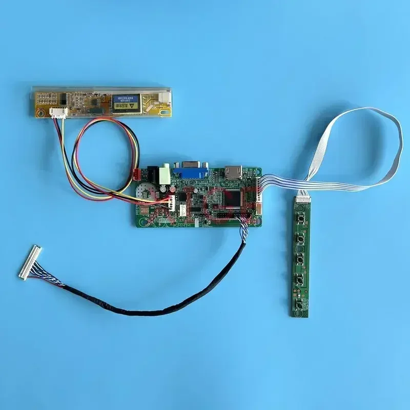 

LCD Screen Driver Controller Board Fit LTN141AT02 LTN141AT03 LVDS 30 Pin 1CCFL HDMI-Compatible VGA Display 1280*800 DIY Test Kit