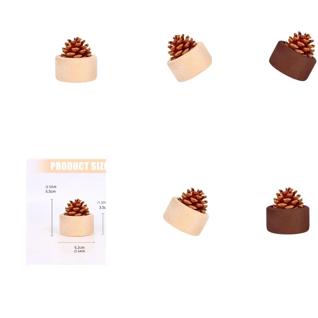 Flameless Fragrances Diffuser Pinecone Design Safe For Bedroom Living Room