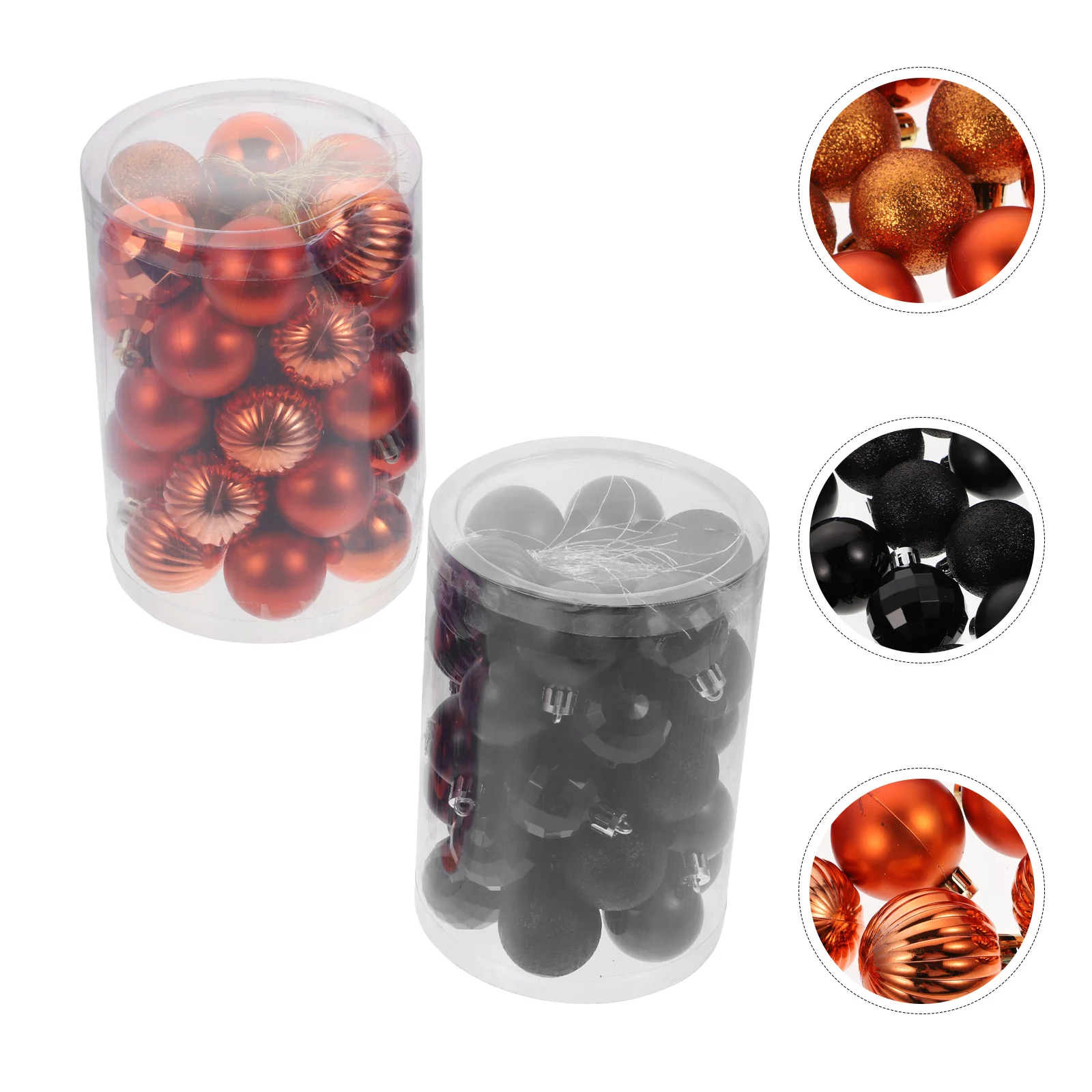 

68pcs Hanging Decorative Pendants Party Supplies Tree Ornament Christ Tree Decoration Christmas Balls Pendants Hanging Balls