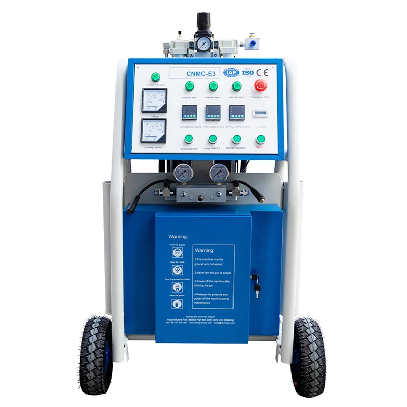PU Polyurethane Closed-cell Spray Foam Machine with Engine Motor Pump for Roofing Insulation 1 Year Warranty
