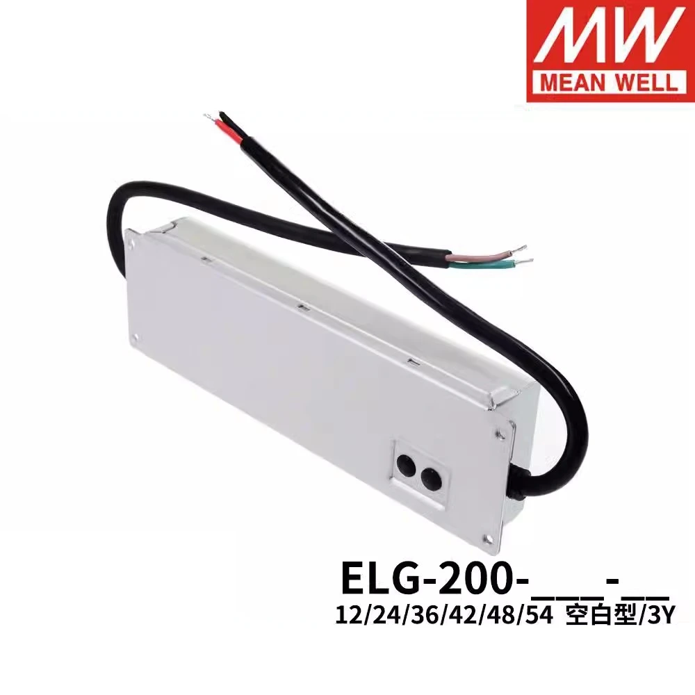 Imagem -02 - Impermeável Led Drive Power Supply Taiwan Significa Bem Elg200-a b ab Da3y 200w 12a 24a 36a 42a 48a 54a