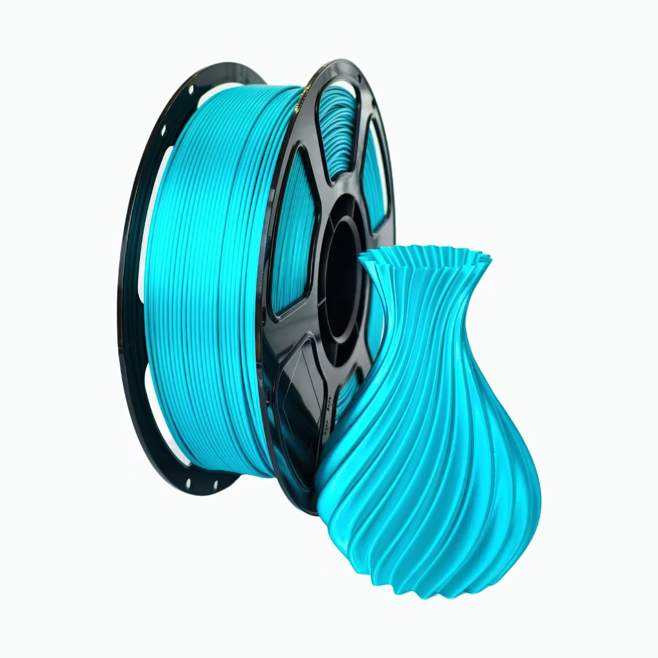 Silk Single Color  3D Printing Consumables PLA Silk 1KG 3D Printer Monochrome Silk Cyan 3Ds Filament