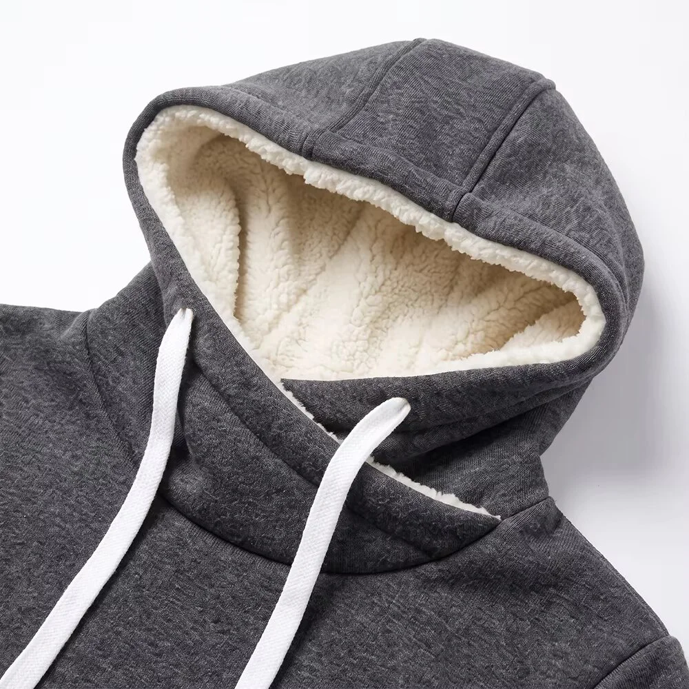 Autumn Winter Women Tracksuit 2 Piece Set Cute Cat Heart Print Fleece Warm Hoodie and Sweatpants Casual Sportswear Jogger Outfit view 6