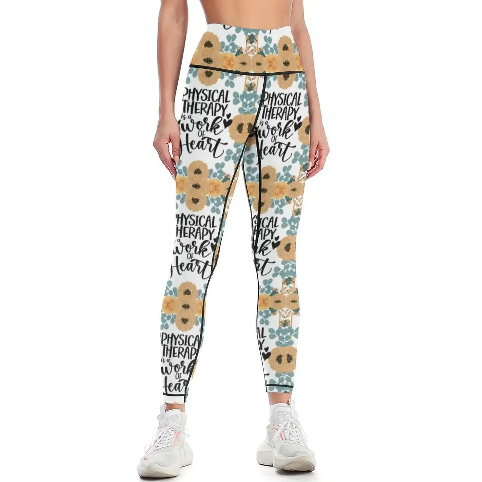 

Physical Therapy is a Work of Heart Leggings sporty woman push up push up fitness Women sports Leginsy push up Womens Leggings