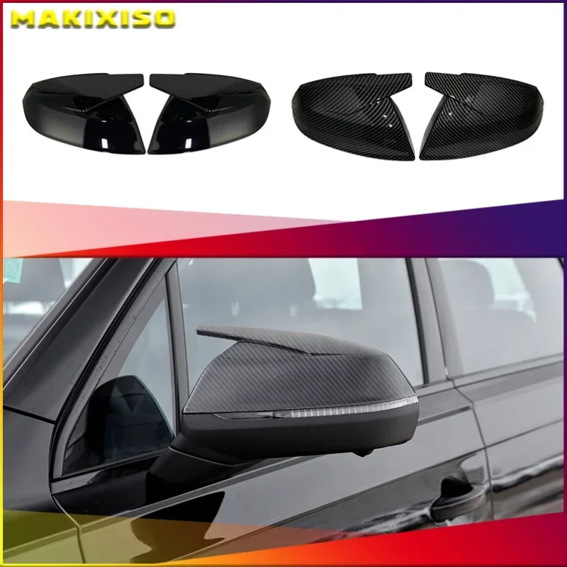 

Car Side Door Rearview Side Mirror Cover Cap For Audi Q5 Q5L SQ5 Q7 SQ7 FY 4M Sline 2016-2020