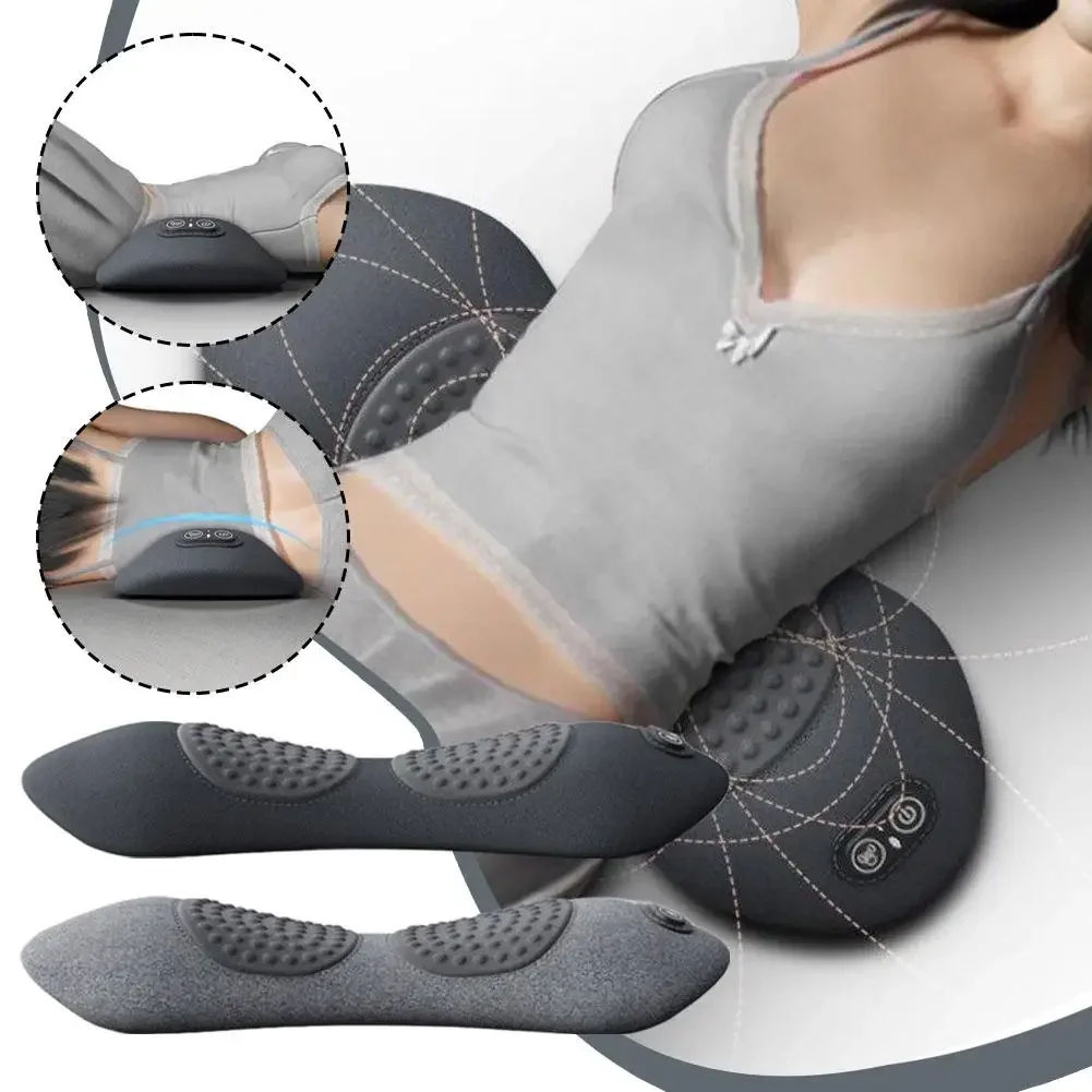 

Massager Cervical Pillow Lumbar Pillow Hot Compress Massage Neck Traction Relax Sleeping Memory Foam Pillow Spine Support ﻿