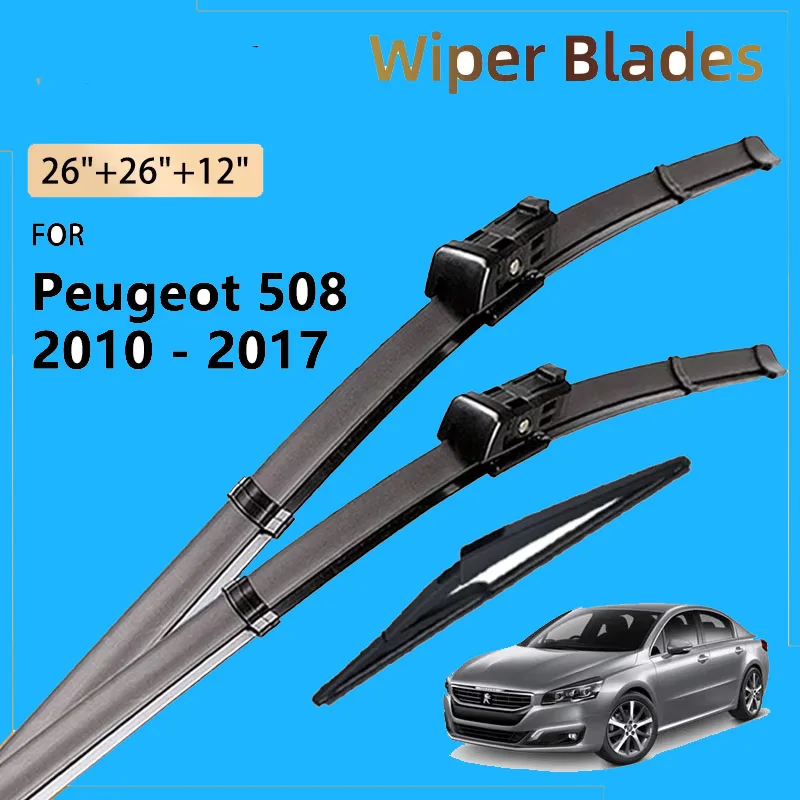 

Front Rear Wiper Blade For Peugeot 508 SW MK1 W23 2010 - 2017 2015 2014 2013 2012 2011 Accessories Windshield Windscreen Brush