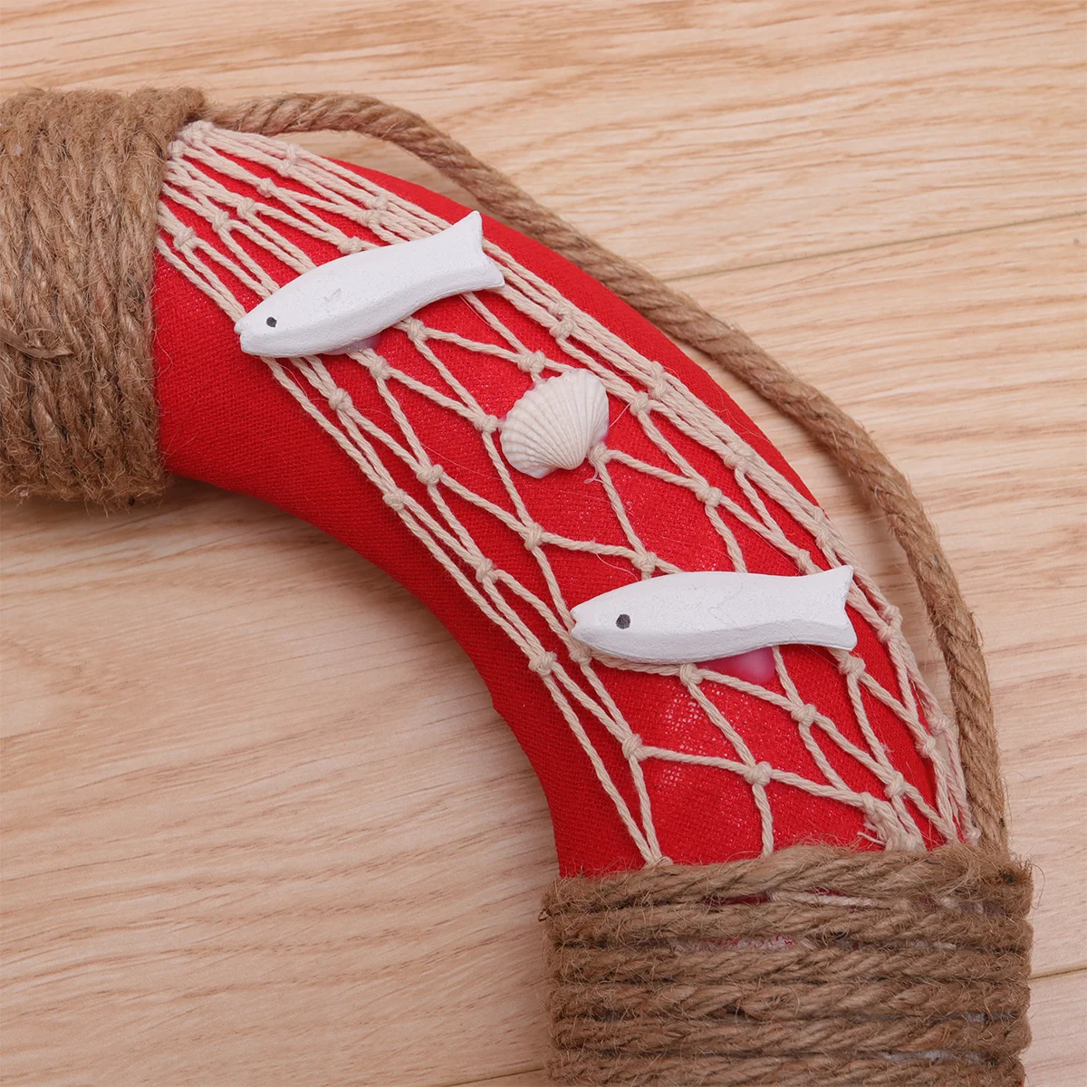 

1Pcs 30cm Blue Fish Lifebuoy Decoration Mediterranean Style Home Decor for Cafe Restaurant Bar Festive Atmosphere