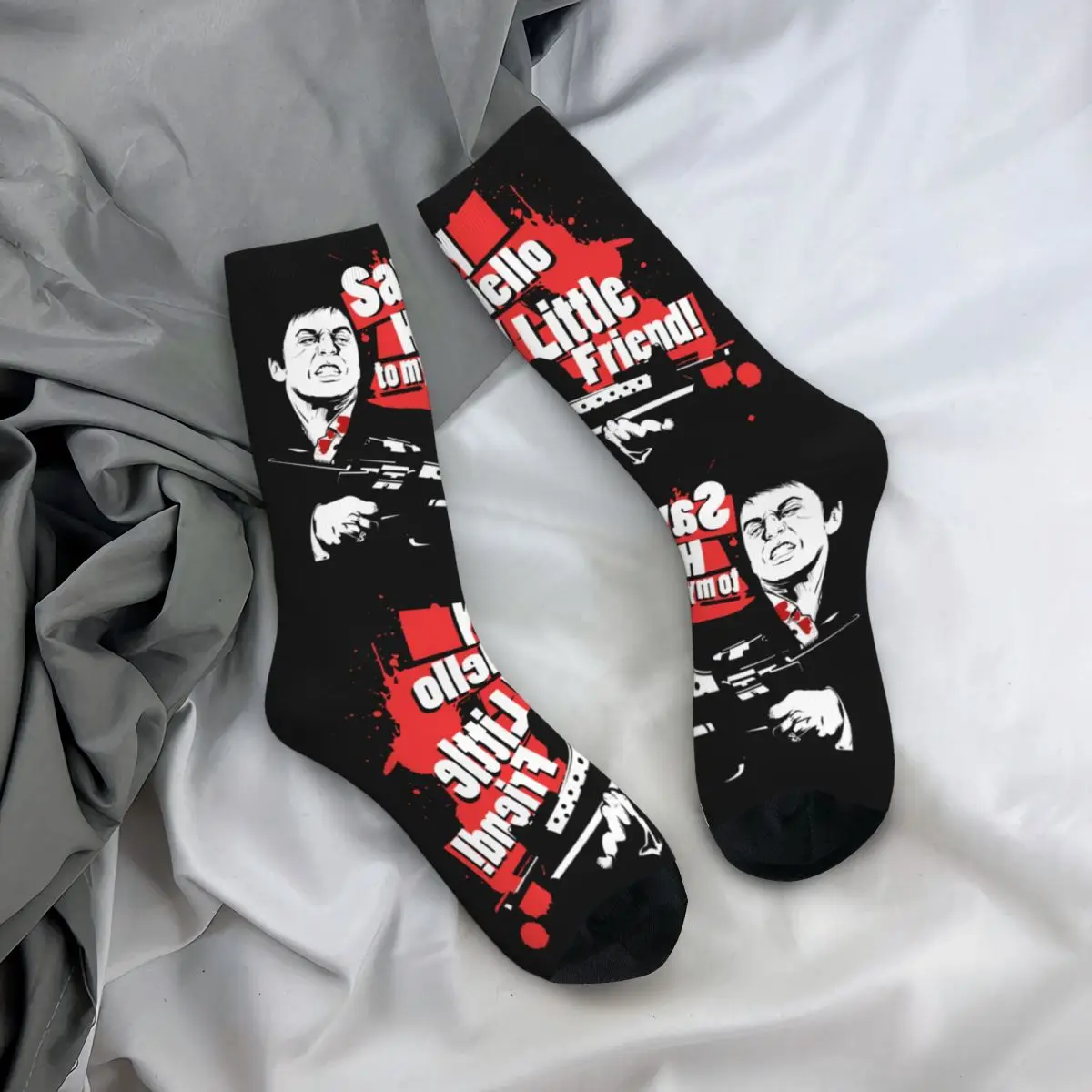 Tony Montana Scarface Socks Hello To my Little Frined Socks accessori