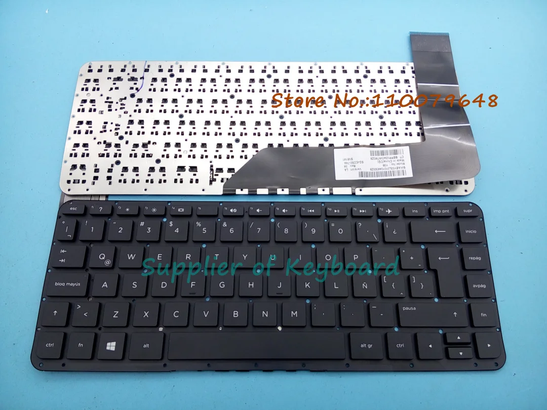 

NEW For HP Slatebook 14-p 14-p010nr 14-p091nr 14-p000 Laptop Latin Spanish Keyboard