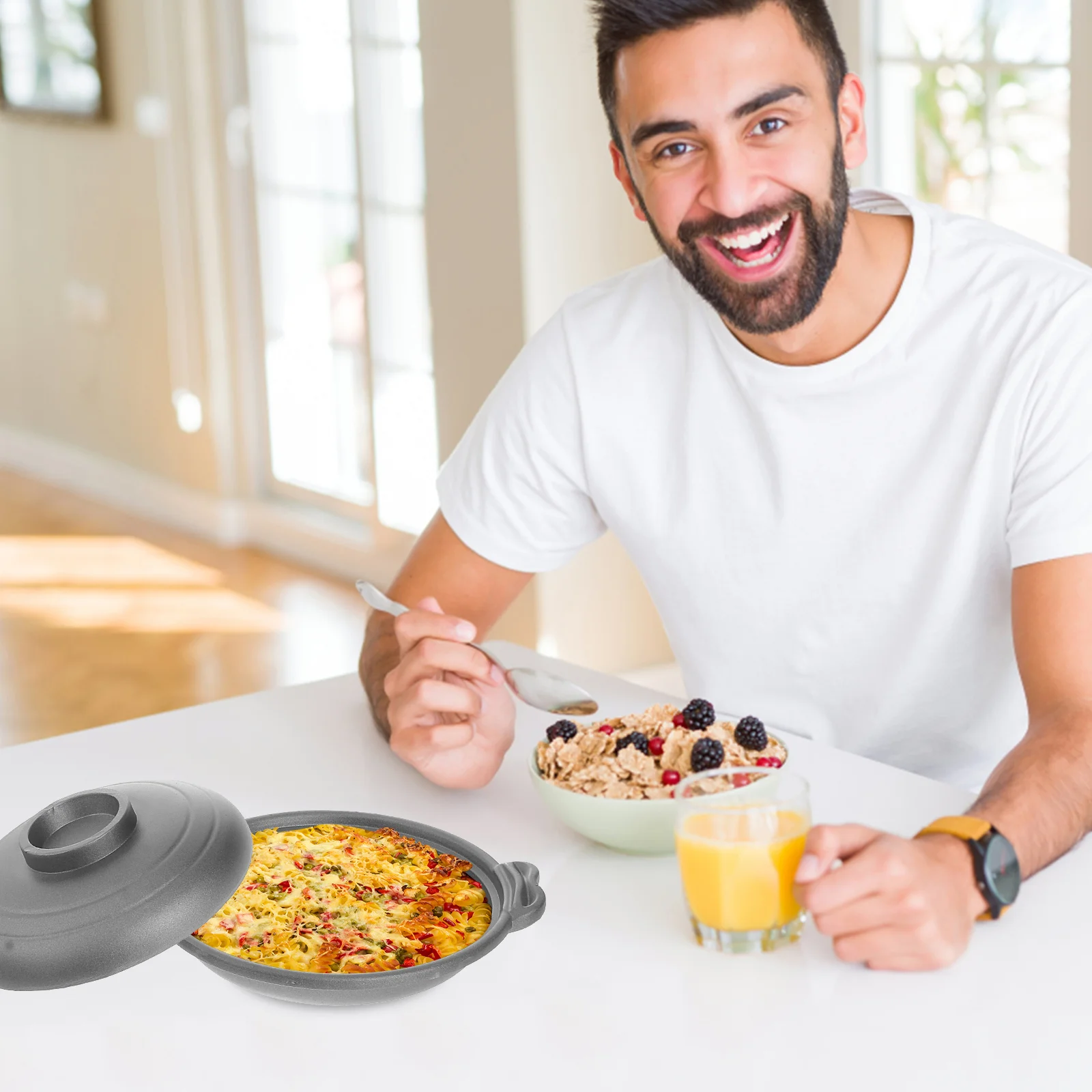 Casserole for Braised Chicken Cooking Utensil Food Steamer Rice Household